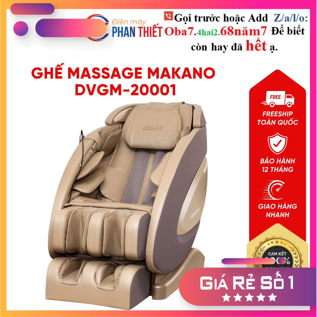 Sale Ghế Massage Makano DVGM-20001