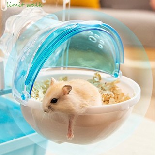 Giới HẠN WALK Hamster Villa Bồn tắm bên ngoài Đồ dùng cho thú cưng Hộp cát tắm hình cầu