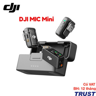 Bộ micro không dây cài áo DJI Mic Mini nhỏ gọn nhẹ, khử ồn chất lượng - Hàng Chính Hãng