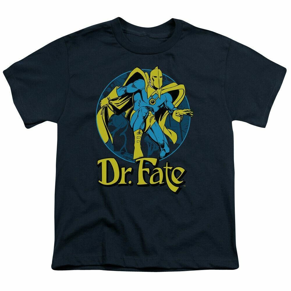 Dr Fate Dr Fate Dr Fate Ankh Nam Thanh Niên Áo Được Cấp Phép Dc Comics Tee Navy