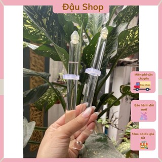 Cóng đựng nước cho chim cóng thủy tinh khuyên tai trắng (Combo 5 chiếc)