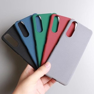  Dành Cho Sony Xperia 5 V IV 10 1 III II Ace Ốp Lưng Rỗng Ra Cát Mờ Mềm Bảo Vệ Toàn Diện Chống Rơi Chống Vân Tay Vỏ Funda 