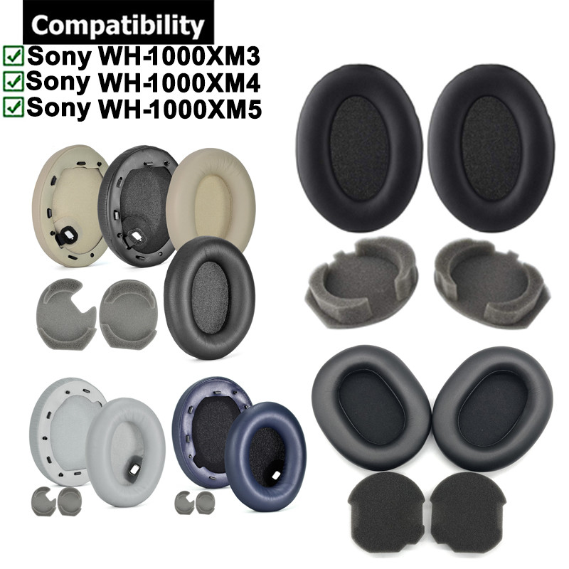 1 Cặp Miếng Đệm Tai Đệm Cho Sony WH-1000XM5 WH-1000XM4 WH-1000XM3 Tai Nghe Earpads Tai Nghe Earmuffs
