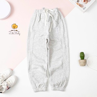  Quần nỉ bé trai chữ B size 9-14  23-50kg  LITI BABY  quần nỉ bông chất Nỉ bông dày ấm mềm mịn  co bo gấu 