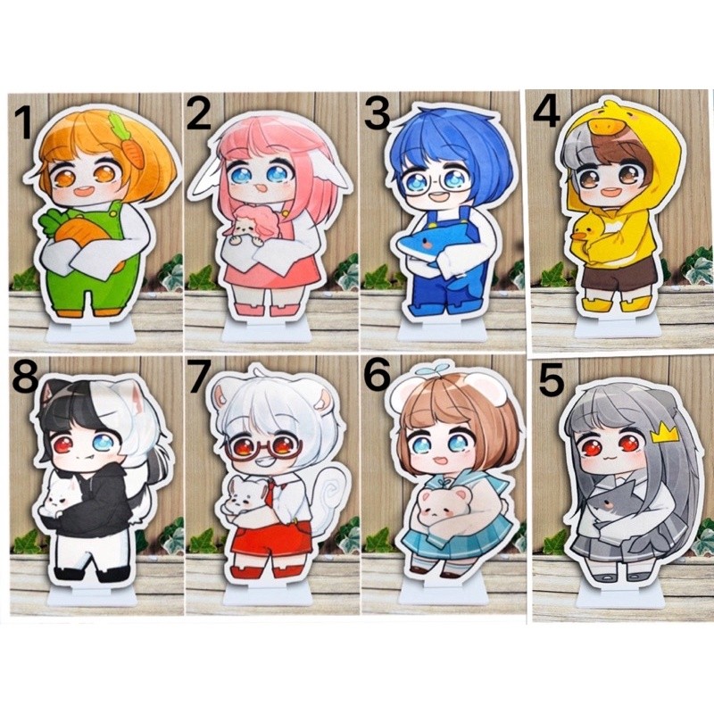 Standee để bàn Hero team Among Us /Tượng mô hình Hero team