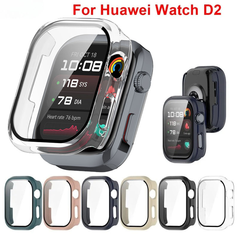 Kính & Vỏ Cho Huawei Watch D2 Bảo Vệ Màn Hình Chống Trầy Xước Phim Ốp Lưng Bảo Vệ PC Cho Huawei Watc