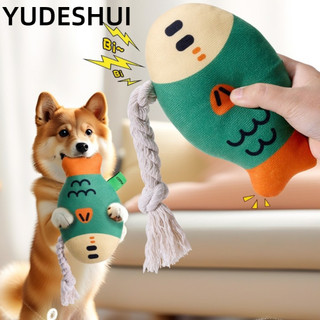 Đồ chơi nhai sang trọng YudhUI, Đồ chơi kêu rít âm thanh mềm, Phụ kiện thú cưng tương tác chống mài mòn cho thú cưng Búp bê răng cho chó con