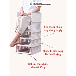 [Free Ship ] Kệ Nhựa Ngăn Kéo Phân Chia Tủ Quần Áo Gấp Gọn | Khay Ngăn Kéo Đựng Quần Áo, Đồ Dùng Đa Năng hygo
