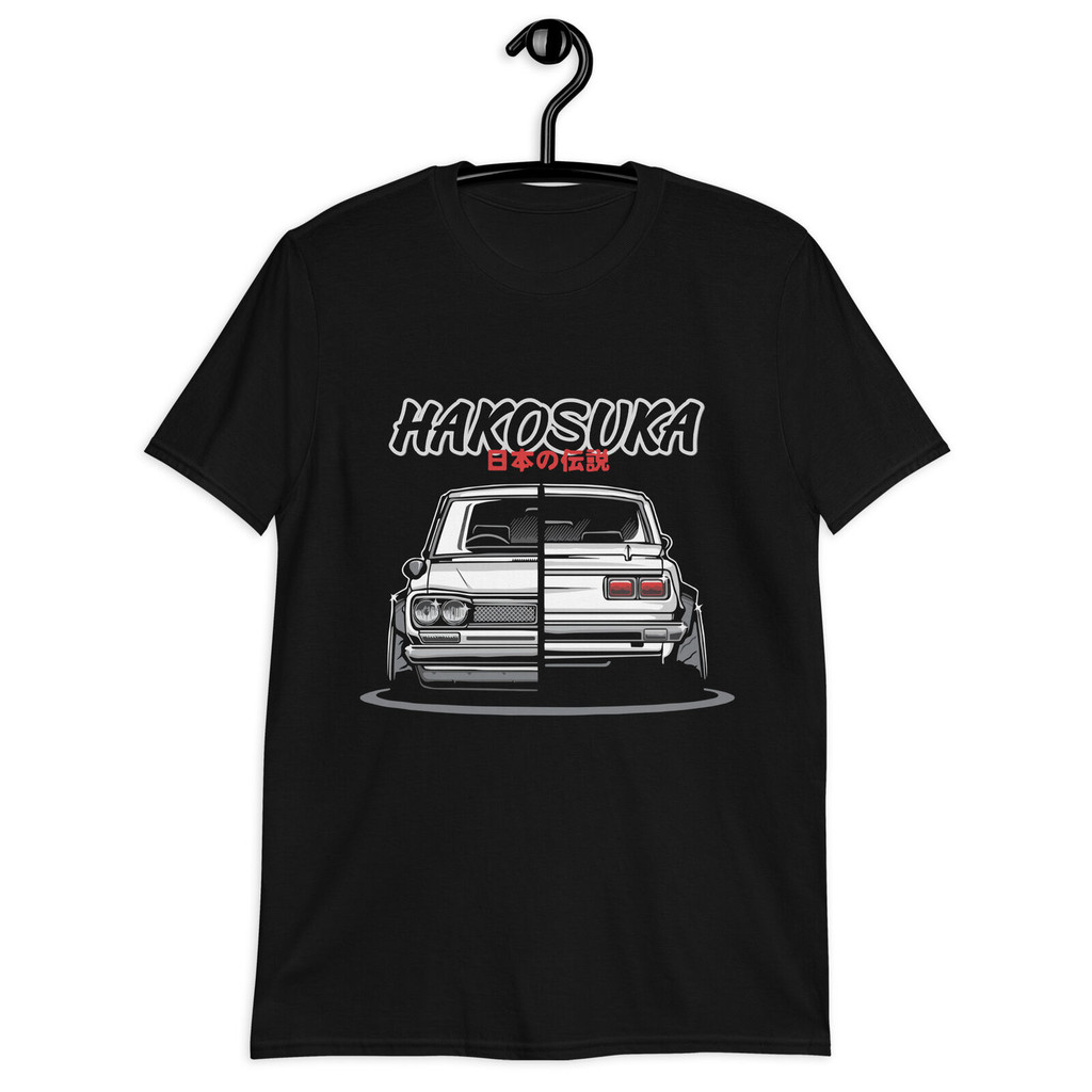 Hakosuka Skyline Gt-R Datsun Pgc Kpgc10 Gtr Jdm Áo thun ngắn tay Nhật Bản