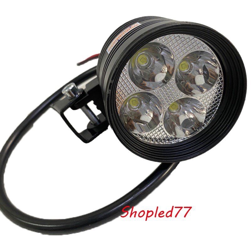 Đèn Trợ Sáng L4 Ngắn đèn led 4 Mắt Sáng siêu Mạnh