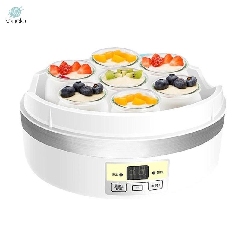 Máy Làm Sữa Chua 1.7L Tự Chế Sữa Chua Chuyên Nghiệp Thép Không Gỉ Bên Trong Hộp Đựng Sữa Chua Điện Cho Cửa Hàng
