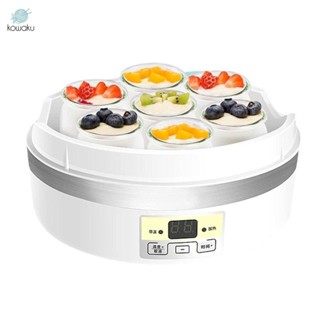 Máy Làm Sữa Chua 1.7L Tự Chế Sữa Chua Chuyên Nghiệp Thép Không Gỉ Bên Trong Hộp Đựng Sữa Chua Điện Cho Cửa Hàng