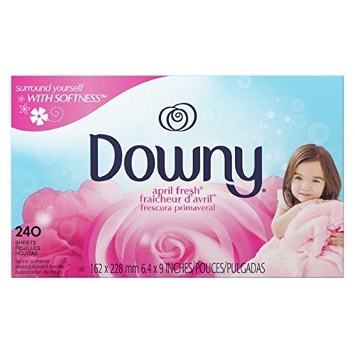 Hộp 240 tờ giấy sấy thơm khử mùi hôi và mềm vải Downy April Fresh Fabric Softener Dryer Sheets 240 c