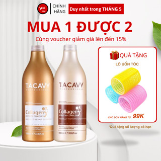  Dầu gội  TACAVY Professional phục hồi hư tổn giảm khô sơ gãy rụng 500 1000ML 