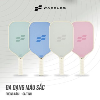 ( Chính hãng ) Vợt Pickleball Facolos Colorful Collection (Sport Series 16MM) + Quấn cán, dán viền