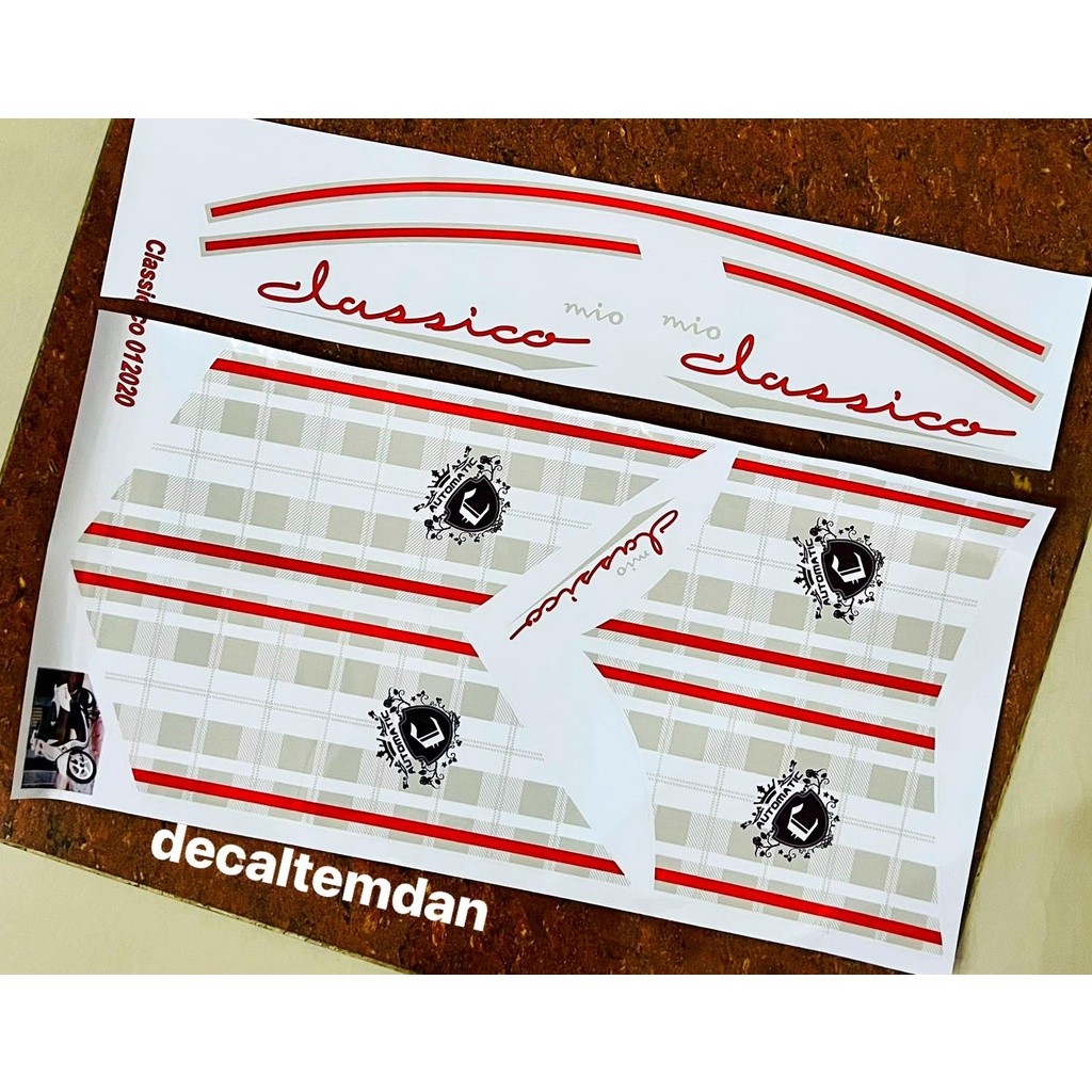 DDXM - V30BN - BỘ TEM THIẾT KẾ DÁN TRANG TRÍ CHO XE MIO CLASSICO