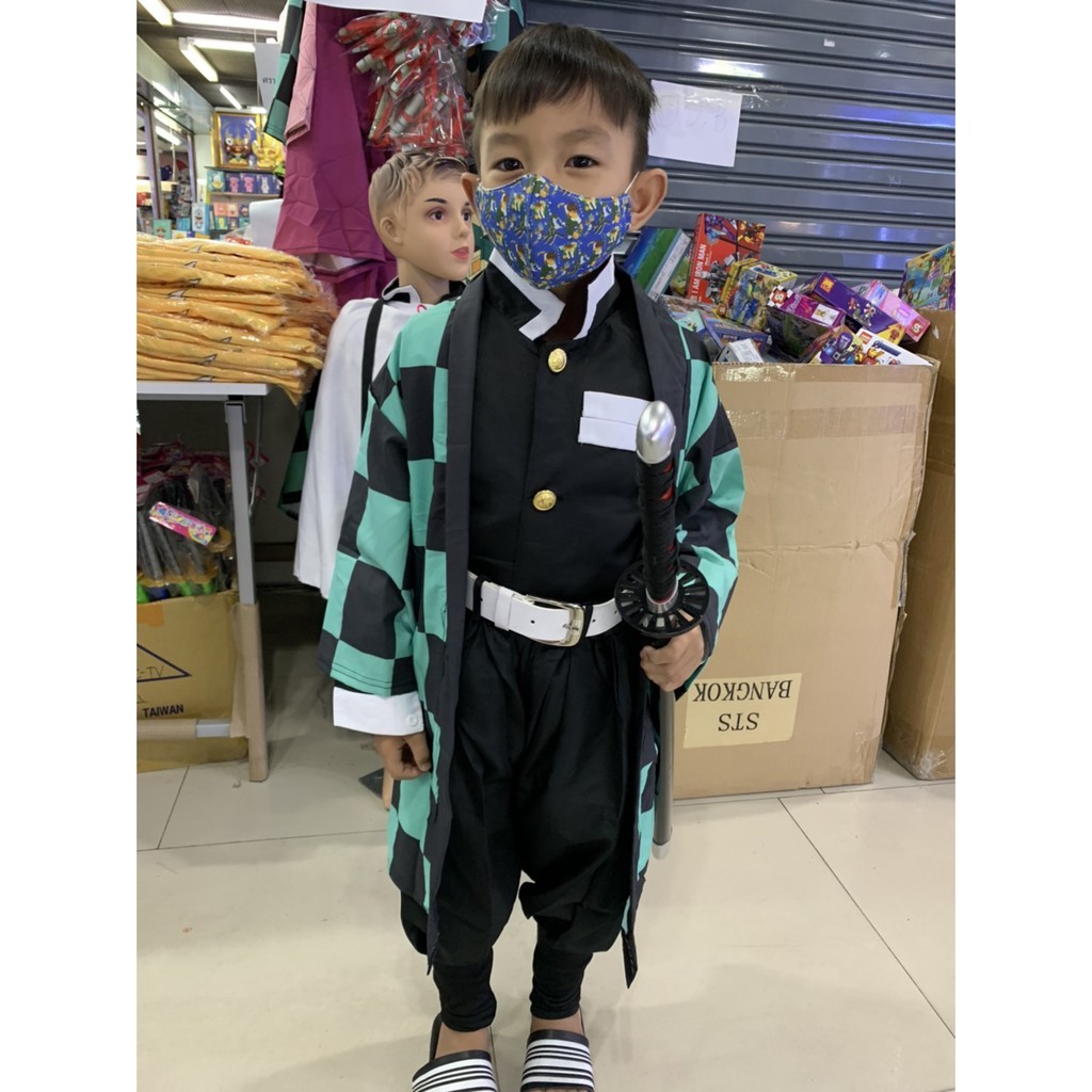 Demon Slayer Sword Cloak Anime Trang Phục Hóa Trang Shinobu Kimetsu No Yaiba Giyuu Tanjiro