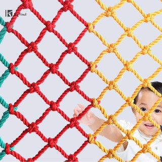 KgYewl Lưới nylon bảo vệ ban công, cầu thang, hàng rào an toàn trẻ em và thú cưng, lưới chống rơi đầy màu sắc
