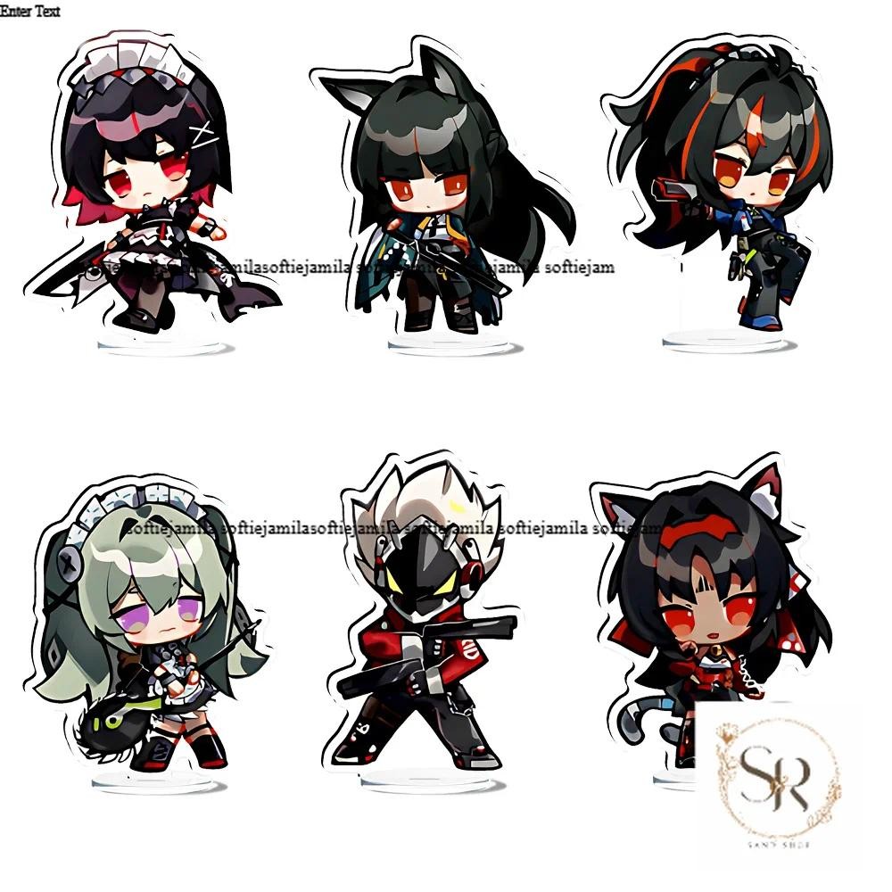 ZZZ Hot Game Zenless Zone Zero Nicole Demara Billy Kid Von Lycaon Acrylic Stand Model Plate Keychain