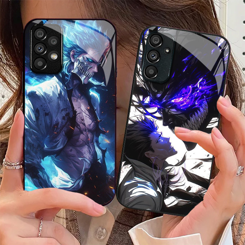 Ốp Điện Thoại Kính Cường Lực Bleach sosuke aizen Cho Samsung Galaxy A16 A15 A25 A35 A55 A53 A54 A34 