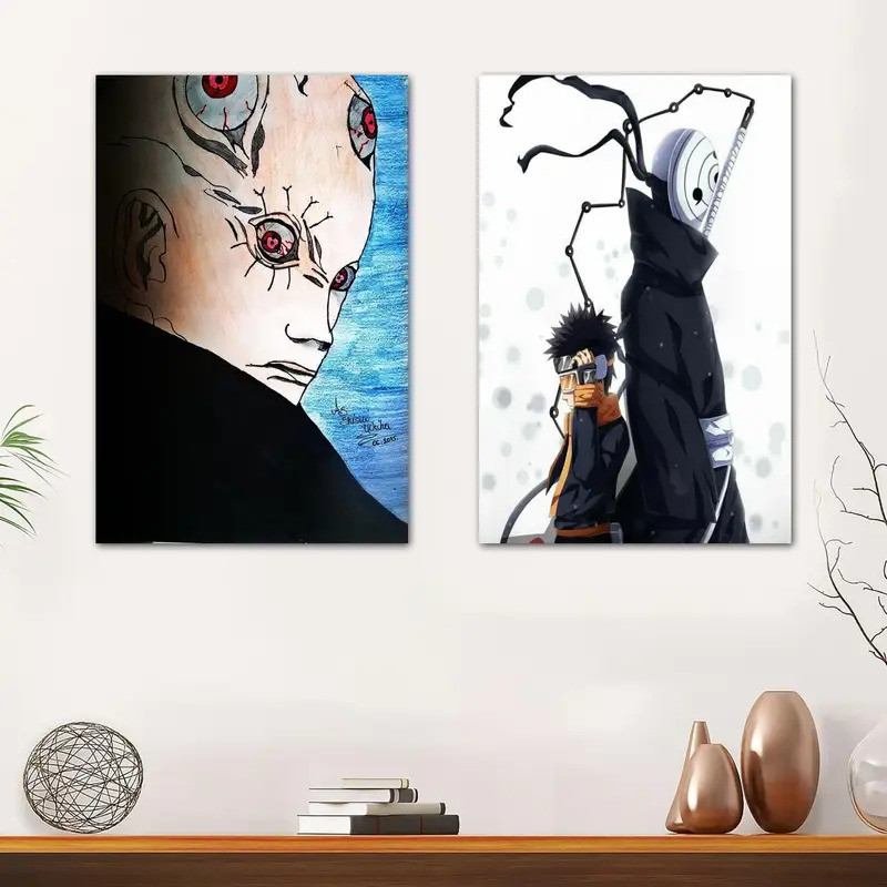 Obito Anime Canvas Poster x Nghệ thuật treo tường hiện đại cho trang trí phòng ngủ Quà tặng cá nhân 