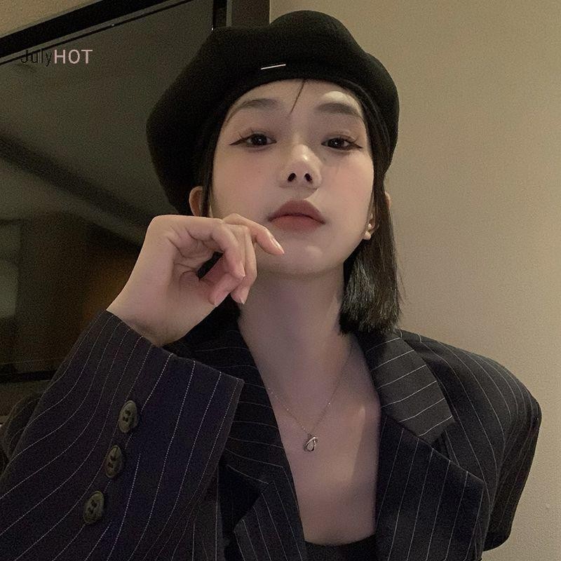 Julyhot Màu Trơn Nữ Mũ Nồi Thời Trang Hàn Quốc Retro Hình Bát Giác Mũ Nữ Thanh Lịch Nghệ Sĩ Họa Sĩ Mũ Newsboy Beanie Bonnet Massivedeals | BigBuy360 - bigbuy360.vn