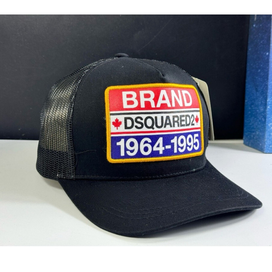Mũ Lưỡi Trai Phối Lưới DSQUARED2 Khoá Nút Thời Trang Nam Nữ, nón kết lưới Dsquared2 1964  MU145