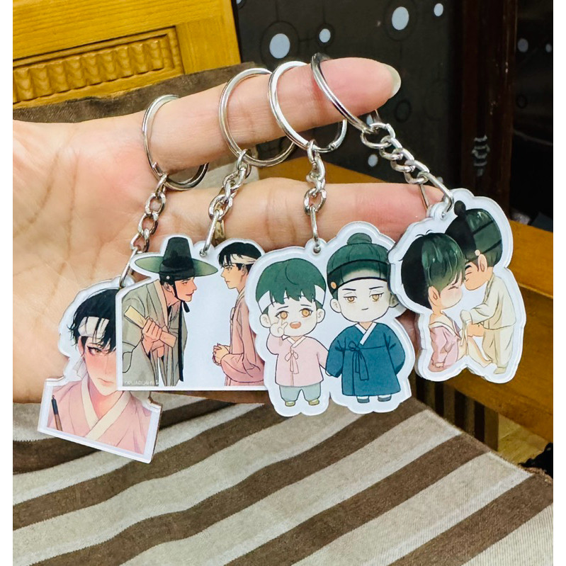 Móc khóa dạ ký yaoi / Móc treo khóa yaoi vãn dạ hoạ nhân dạ ký