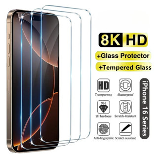 Kính cường lực trong suốt siêu mỏng 9H Tương thích cho iPhone 17 17e 16e 16 15 14 13 12 11 Pro Max Air Mini XR XS Max 7 8 6s Plus SE Kính cường lực bảo vệ màn hình