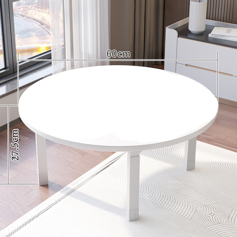Bàn trà sofa tròn ngồi bệt mini kích thước 40x40x30 phong cách vintage dùng làm bàn decor phòng ngủ 