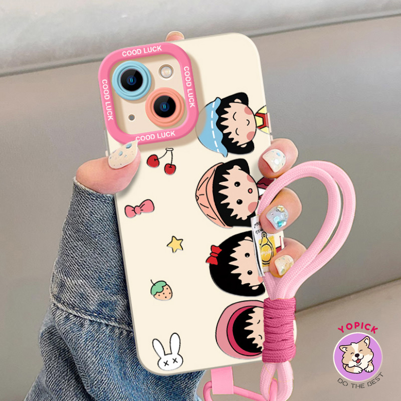 Cute cartoon girl Phone case for IPhone17 16 15 11 12 13 14 Pro Max 7Plus 16 8 15 PlusS Max XR X  so