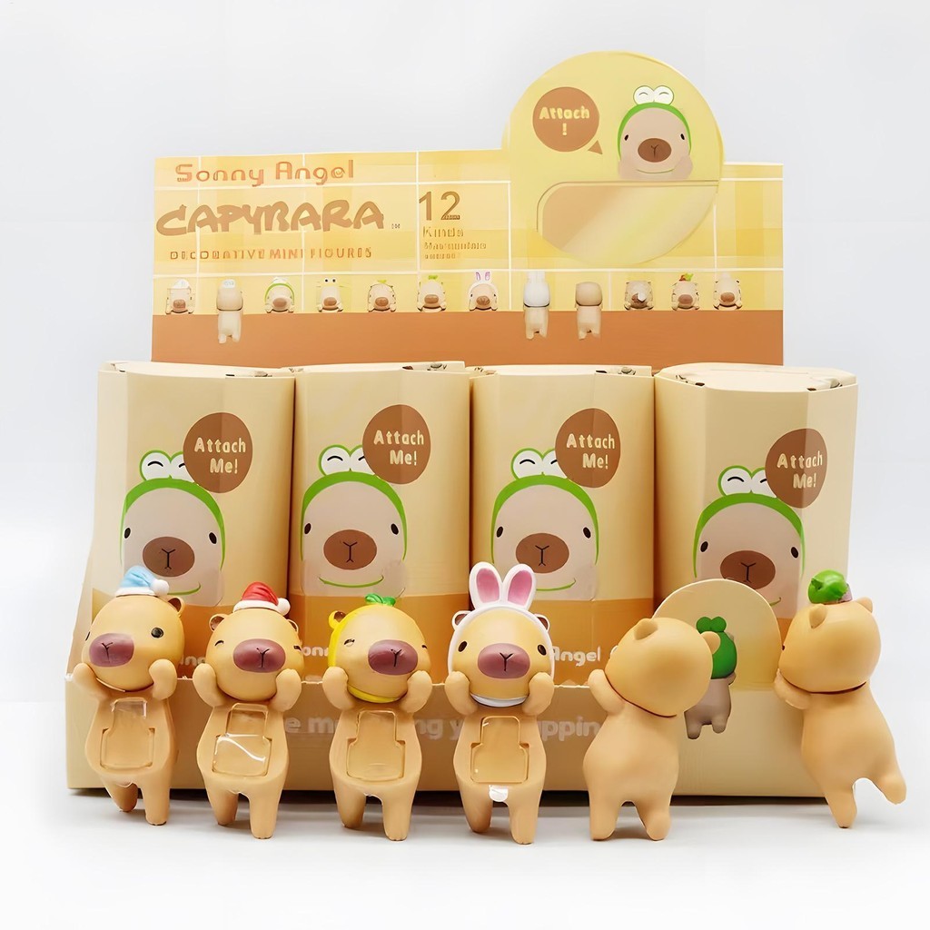 Capybara Hipper Mini Nhân Vật Capybara Hippers Nhân Vật Hành Động Capybara Keychian Quà Tặng Giáng S