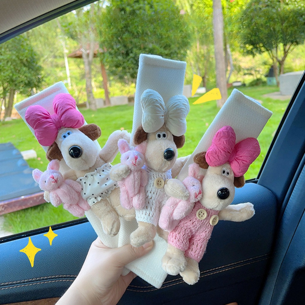 Dây đai an toàn ô tô Miếng đệm vai Puppy Plush Universal