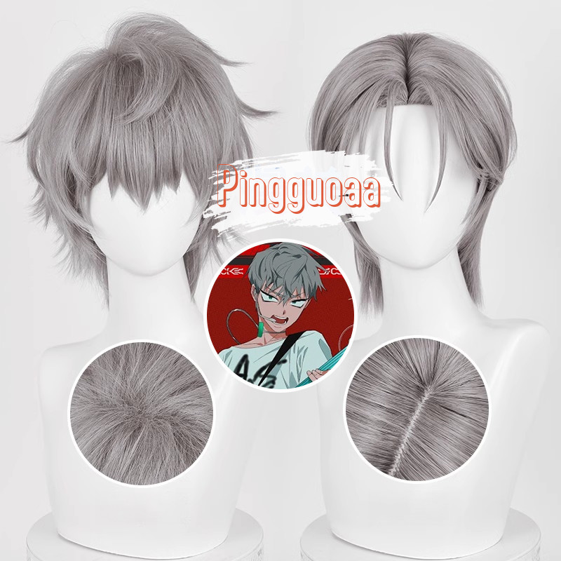 【Manmei】Alien Stage Till Cosplay Wig 30cm Short Heat Resistant Synthetic Wigs