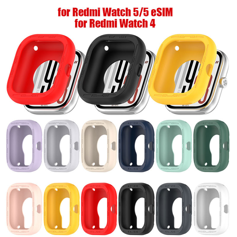 Vỏ bảo vệ Thích hợp cho Redmi Watch 5 / 5 ESIM TPU Silicone Vỏ bảo vệ cho Redmi Watch 4 Vỏ mềm