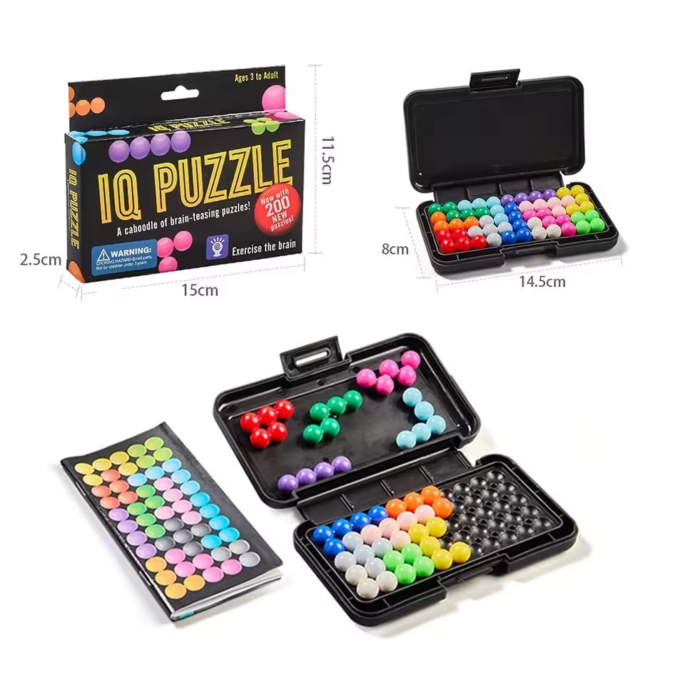 IQ Puzzle caboodle of Brain-Teasing Puzzles Thông tin giáo dục Kanoodle 3D Brain Teaser Puzzle Kids 