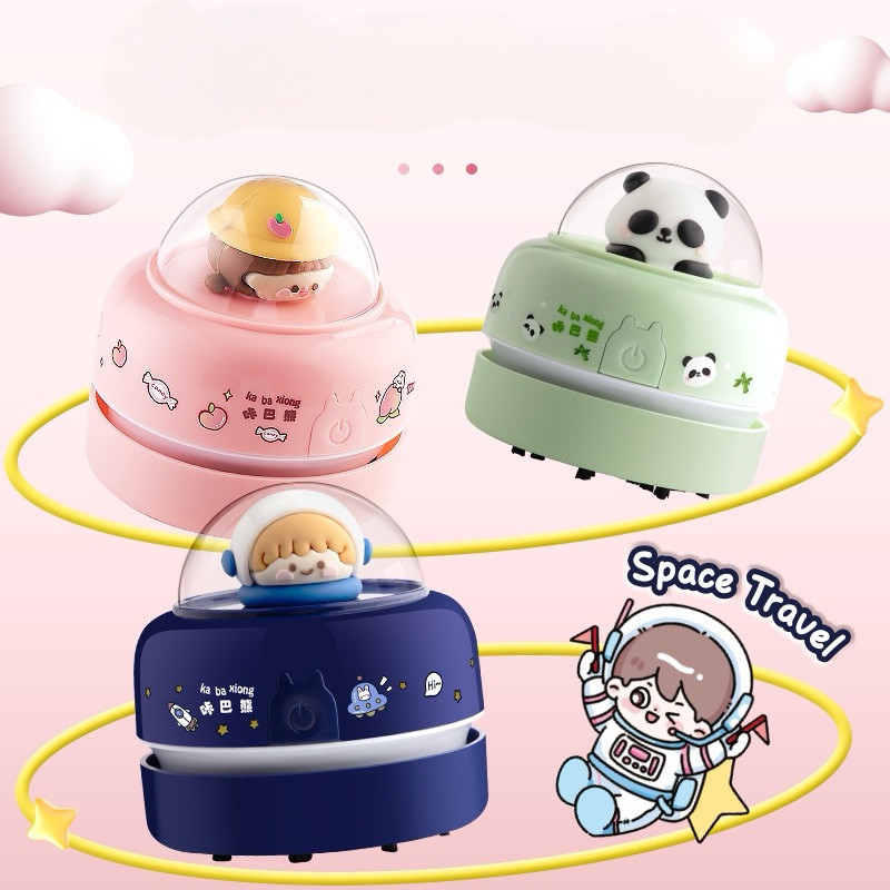 Máy Hút Bụi Để Bàn Mini Di Động Hoạt Hình