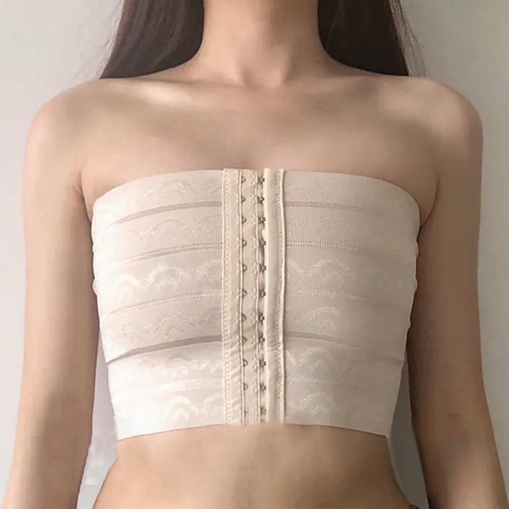 Corset Chất Kết Dính M - 2XL Cho FTM và Style Tomboy, Hỗ Trợ Transition với Dây Đeo và Móc