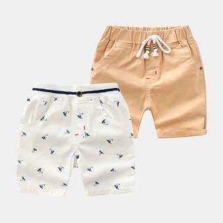 Soffny Bé Trai Quần Short Thường Ngày Quần Cotton Mềm Quần Short Trẻ Em Chiều Dài Đầu Gối Co Giãn Rời Trẻ Em Chắc Chắn Quần Áo Bé Trai