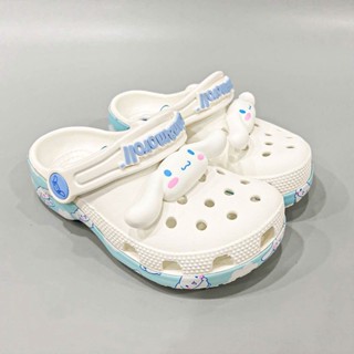 Dép sục Cinnamoroll cao cấp, sục cinnamoroll dành nam nữ, trẻ em, tặng kèm jibbitz chủ đề, sục chống trượt, eva an toàn