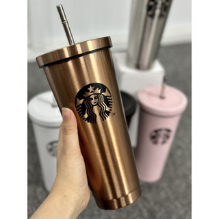  Ly Giữ Nhiệt Starbucks 750ml Inox 304 - Thiết Kế Tiện Lợi Kèm Ống Hút Giữ Nhiệt Lâu Hàng Chuẩn 