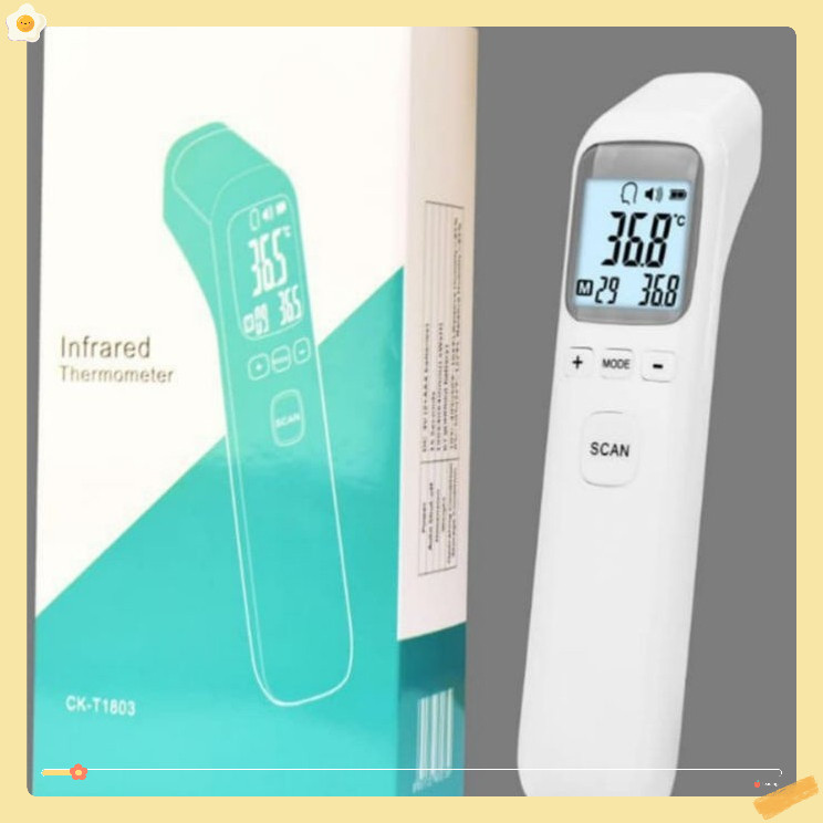 CHÍNH HÃNG ❤️Nhiệt kế điện tử hồng ngoại SCAN INFRARED CK-T1803, Máy đo thân nhiệt,