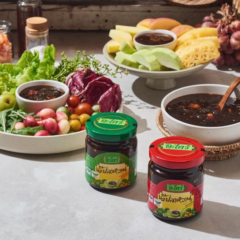 MẮM CHẤM XOÀI HOA QUẢ TAKRAI NAM PLA WAN CAY DỊU, chuyên chấm hoa quả, sốt chấm.