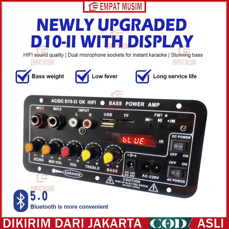 Bo mạch khuếch đại kỹ thuật số 2000W, bộ khuếch đại 8-12 inch, loa HIFI BASS, bộ khuếch đại Bluetoot