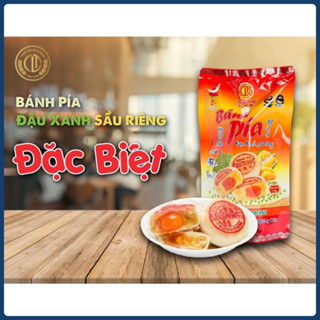 Bánh Pía Đậu Xanh Sầu Riêng Trứng Muối Loại Thượng Hạng Đặc Biệt (Gói 500g/ 5 Cái) Đặc Sản Sóc Trăng