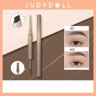  Chì kẻ mày ba chiều hai đầu màu cam Judydoll chống mồ hôi lâu trôi không phai vẽ chính xác lông mày hoang dã lông mày siêu mịn ASL8 