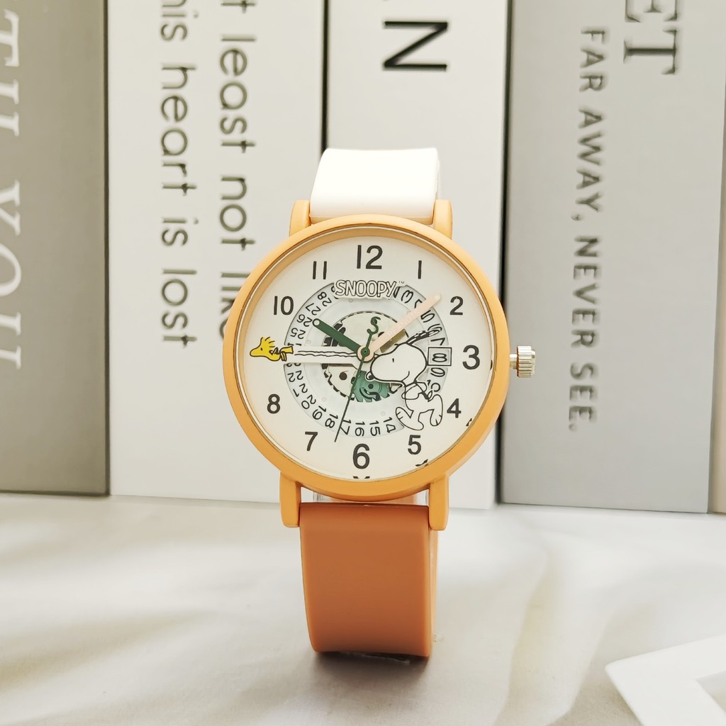 Bán chạy Sản phẩm mới Snoopy Snoopy Snoopy Star Compass Học sinh trung học cơ sở Đồng hồ điện tử thạ