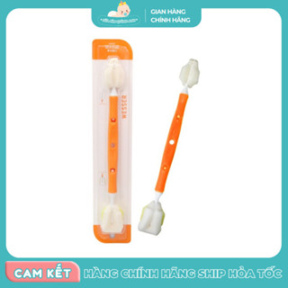 Cọ rửa bình sữa Wesser 2 đầu đa năng, dụng cụ vệ sinh bình sữa, núm ti cao cấp - SBQA