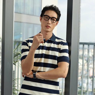  Áo Polo sọc ngang OTIS STAR big stripes. Chất vải gân nhuyễn mềm mịn co giãn tốt 