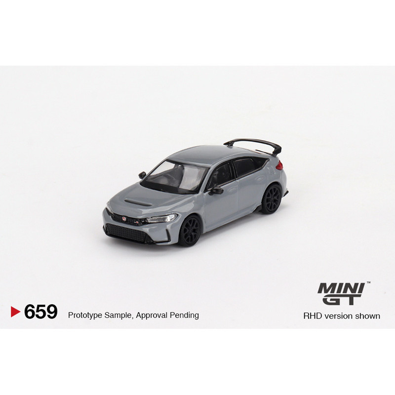 MINIGT 1: 64 Honda FL5 Honda Civic Type R Hợp Kim Xe Mẫu Màu Xám 659